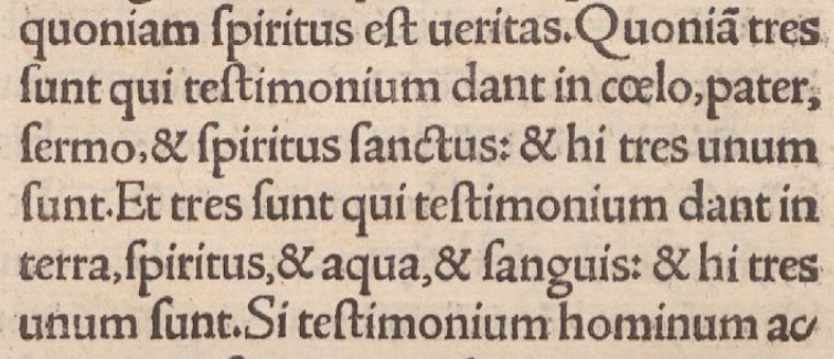 File:Erasmus 1 John 5.7-8 1522 Latin.jpg