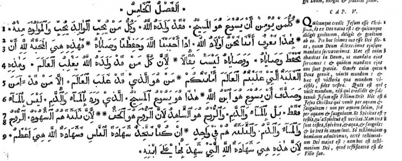 File:Johannine Comma Walton's Polyglot Arabic.jpg