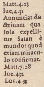 Marginal note at Mark 1:21 in Beza's 1598 Greek New Testament