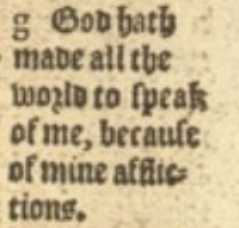 Footnote at Job 17:6 in the 1583 Bishops' Bible[9].