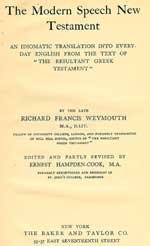 Weymouth New Testament 1903
