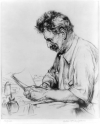 Albert Schweitzer (1875-1965), theologian, musician, philosopher, and physician. His The Quest of the Historical Jesus (1906) demonstrated that 19th century "lives of Jesus" were reflections of the authors' own historical and social contexts.