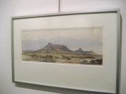 Table Mountain (Cape Town). Drawing by Solomon Malan (1839), now at Sasol Art Museum Stellenbosch