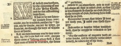 2 Thessalonians 2 Chapter Heading in the 1568 Bishops' Bible