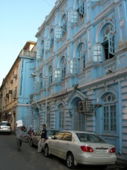 Judaism has spread to all corners of the world. Seen here is a synagogue in downtown Mumbai.