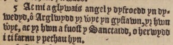 Revelation 16:5 in the 1588 Welsh Bible[8].