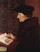 Erasmus in 1523, by Hans Holbein