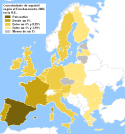 Spanish spoken in the European Union