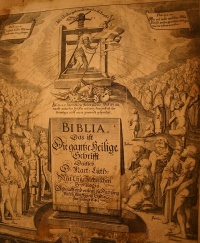 Title page of the Elector Bible (1649).1758