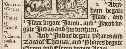 Matthew 1:2 in the 1611 King James Version