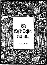 Cover of Se Wsi Testamenti, or the New Testament