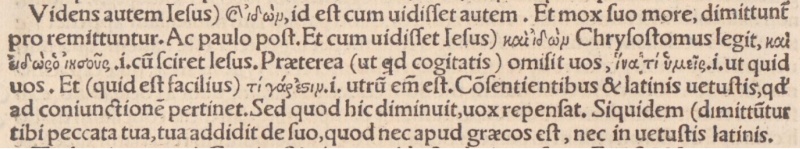 Image:Matthew 9 4 Erasmus 1516 Annotations.jpg