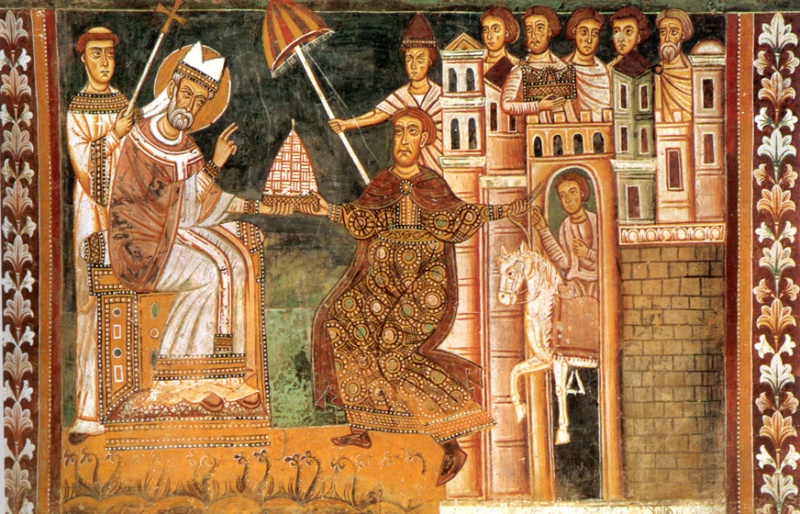 Image:Sylvester I and Constantine.jpg