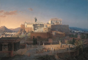 The Acropolis of Athens by Leo von Klenze (1846)