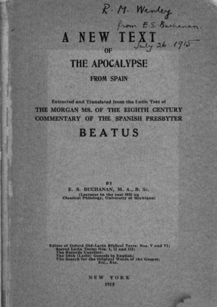 Image:Revelation 1.8 Beatus of Liébana 1915 Cover.JPG
