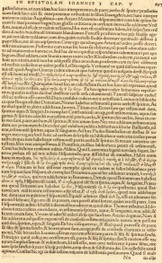 The Johannine Comma in Erasmus' 1527 Annotations [3].