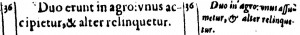Luke 17:36 in Beza's 1598 Latin New Testament