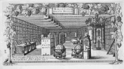 Duke Augustus in his library (1650) by Conrad Buno