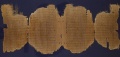 <math>\mathfrak{P}</math>45 is a manuscript of Gospels and Acts. It contains the earliest known text of Mark. Scholars find it hard to read it because of its fragmentary state.