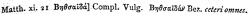 Matthew 11:21 in Scrivener's 1881 Appendix at the end of his 1881 Greek New Testament