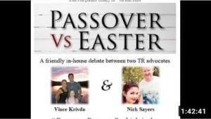 Passover vs Easter Debate. Vince Krivda vs Nick Sayers